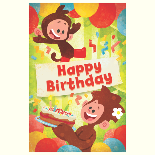 Birthday Card - Green