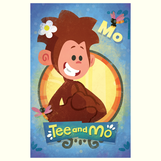 Tee and Mo Art Print: Mo