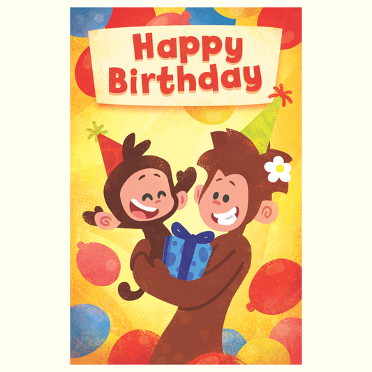 Birthday Card - Yellow