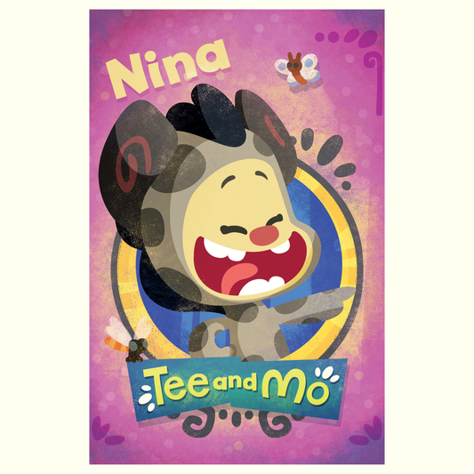 Tee and Mo Art Print: Nina