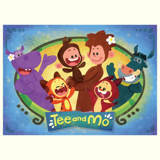 Tee and Mo Art Print: Characters