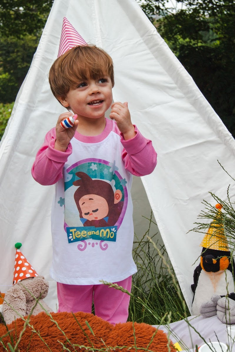 Sleepy Tee Pyjamas in Pink