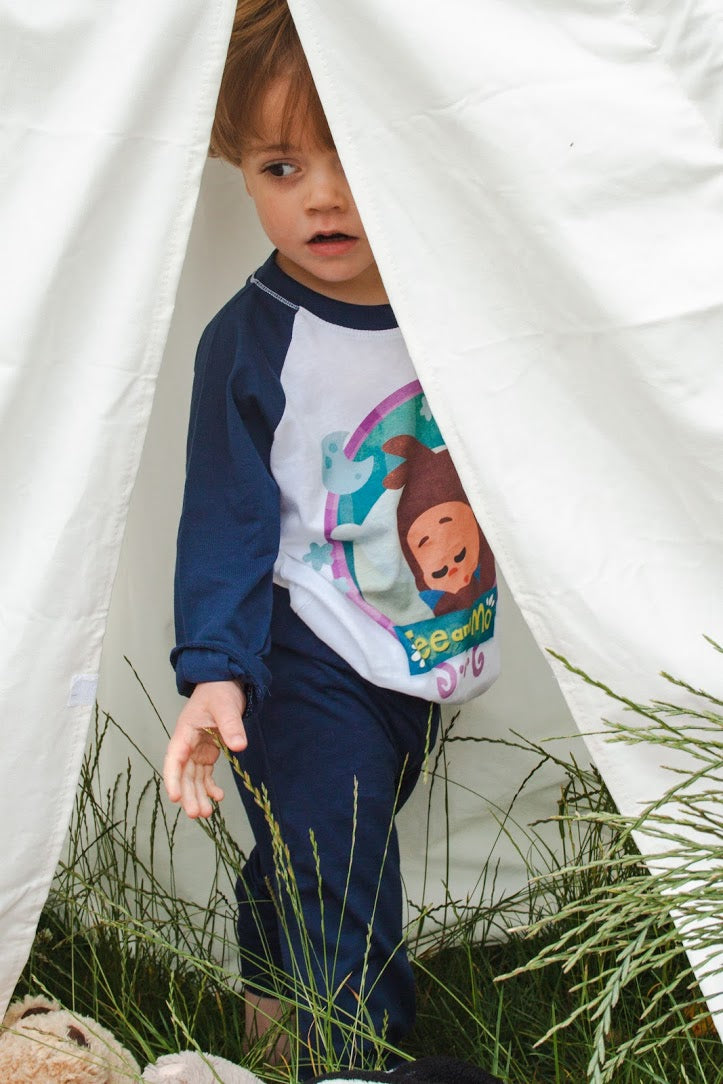 Sleepy Tee Pyjamas in Blue